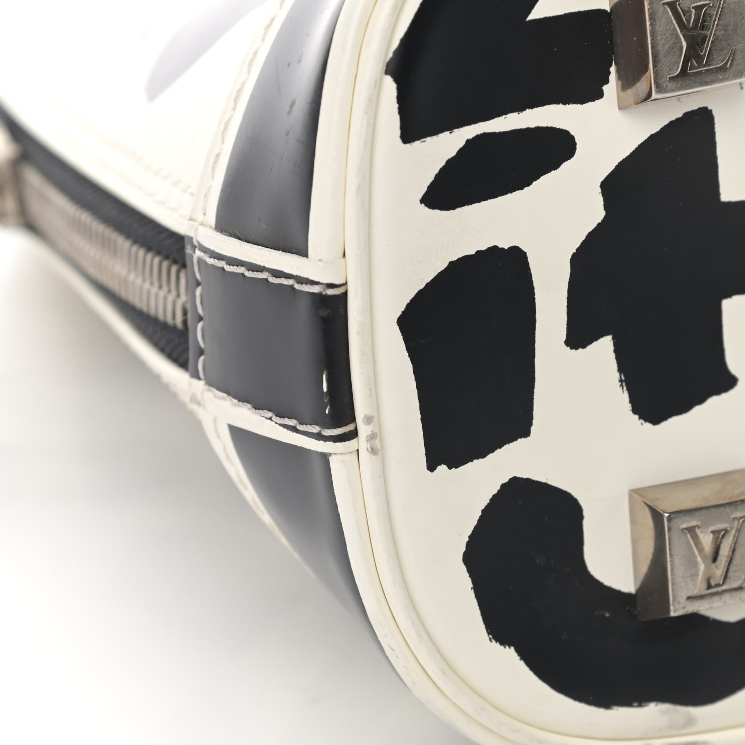Louis Vuitton Graffiti Alma MM Black 12 of 17