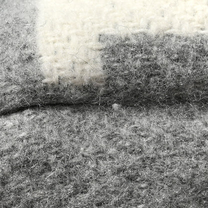 Hermes Wool Cashmere Avalon III Pillow PM Ecru Gris Clair 4 of 4