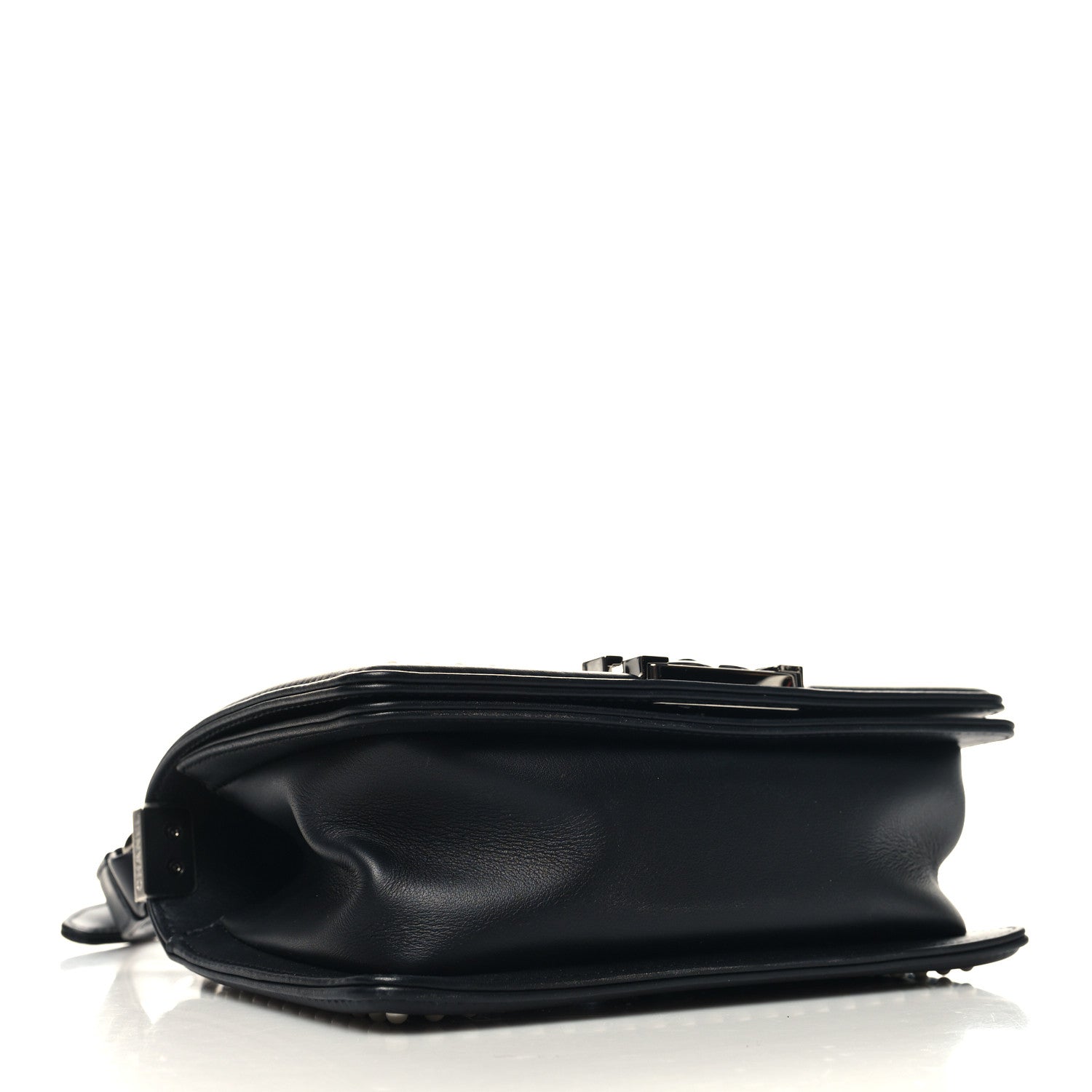 Chanel Calfskin Pearl Tweed Small Boy Flap Black 4 of 12