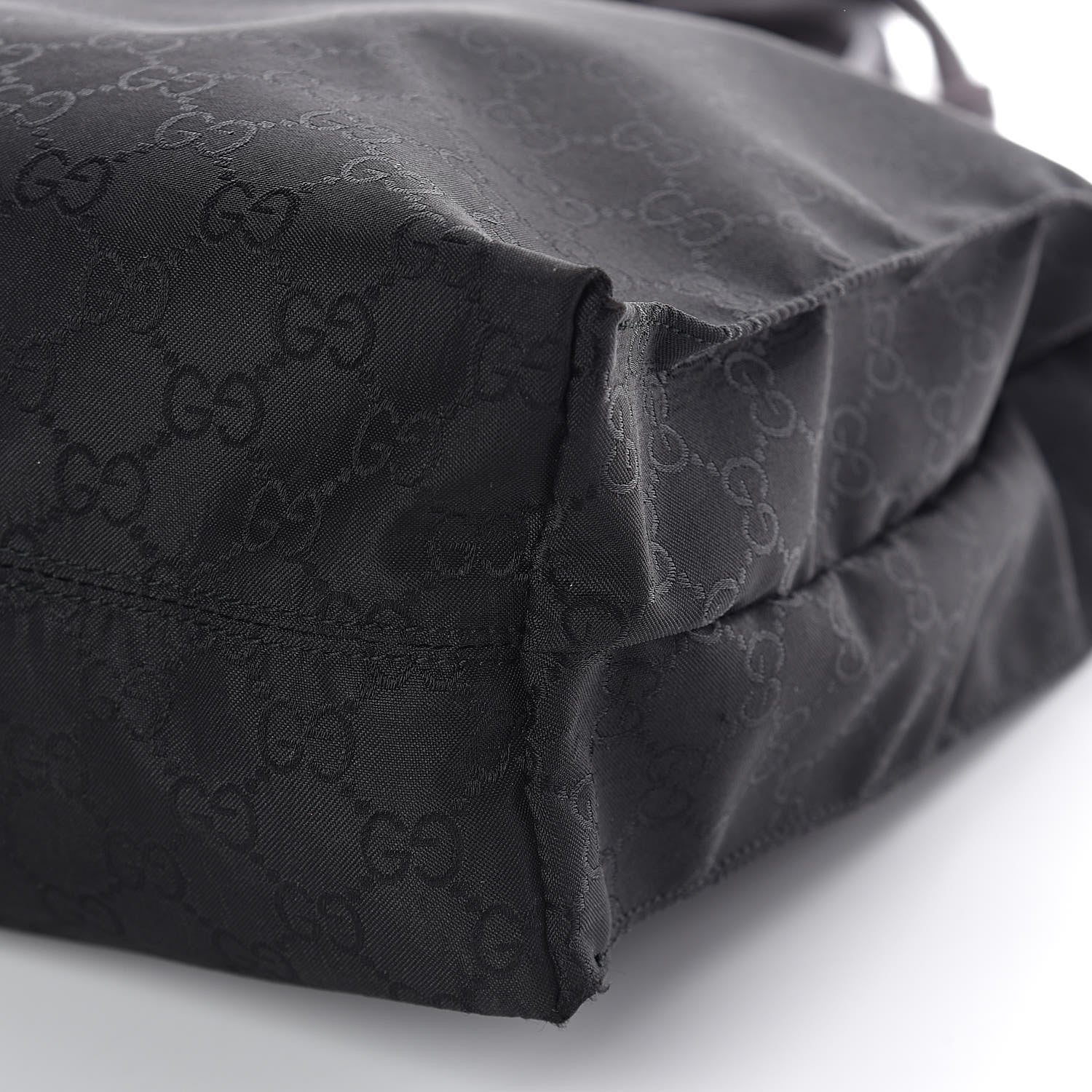 Gucci Nylon Monogram Tote Black 9 of 10