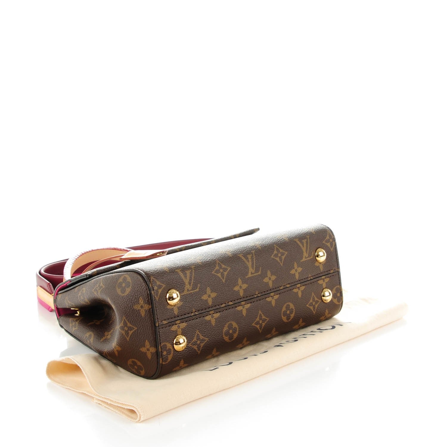 Louis Vuitton Monogram Cluny BB Bordeaux Fuchsia 4 of 7