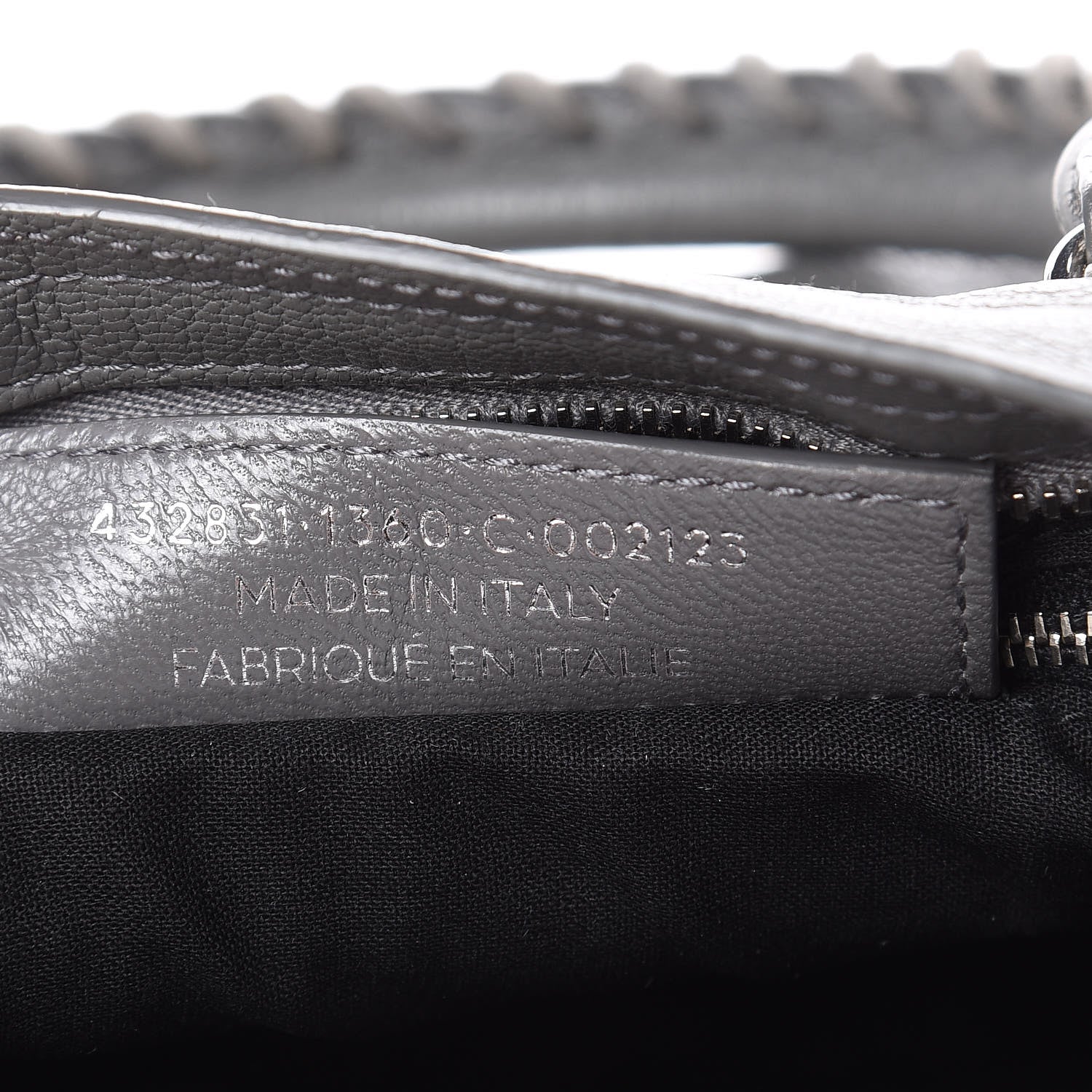 Balenciaga Chevre Silver Metallic Edge Hardware S City Gris Acier 7 of 9