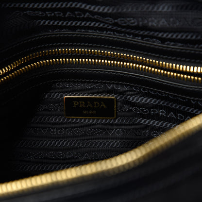 Prada Tessuto Nylon Soft Calf Tote Black 8 of 10