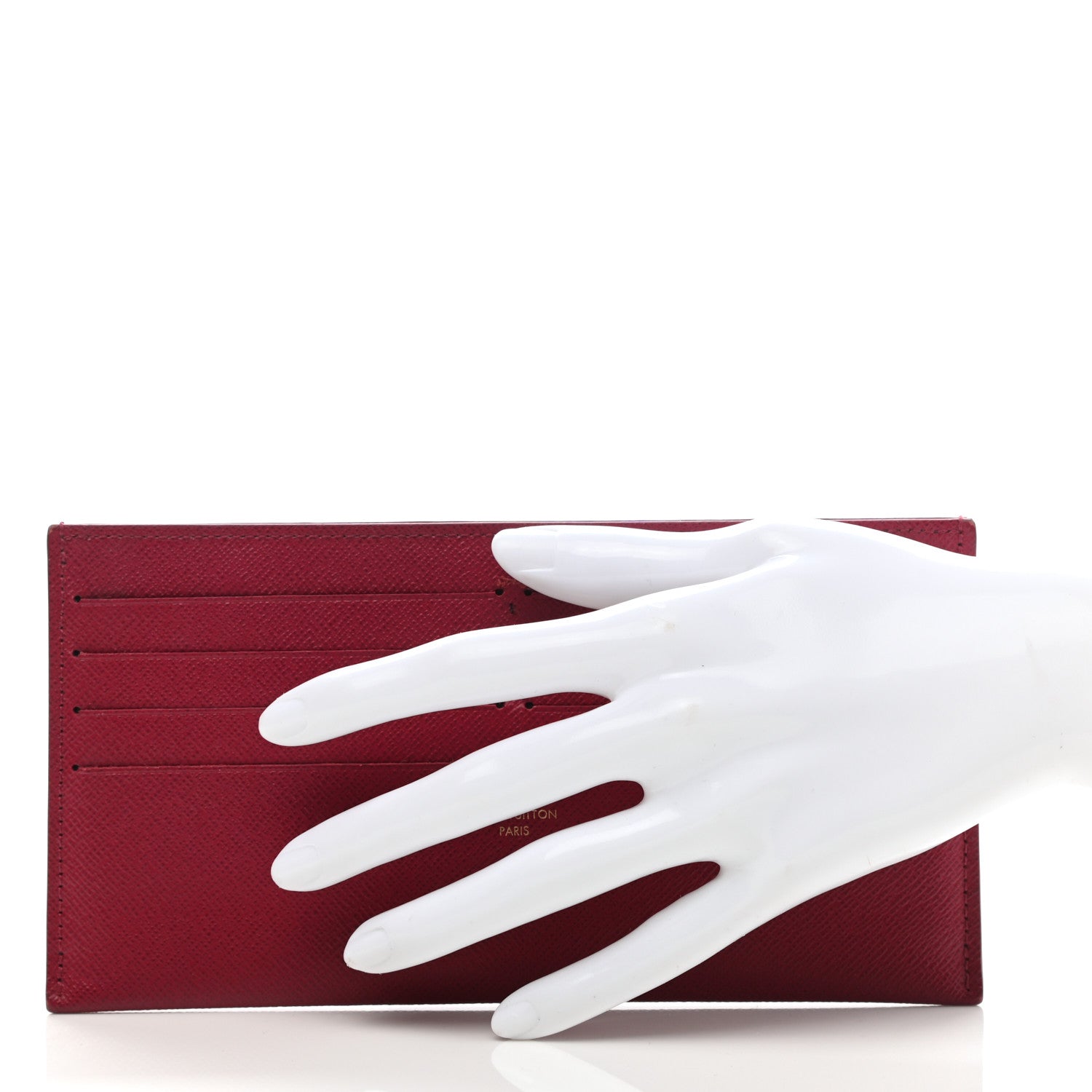 Louis Vuitton Calfskin Felicie Card Holder Insert Fuchsia 2 of 9
