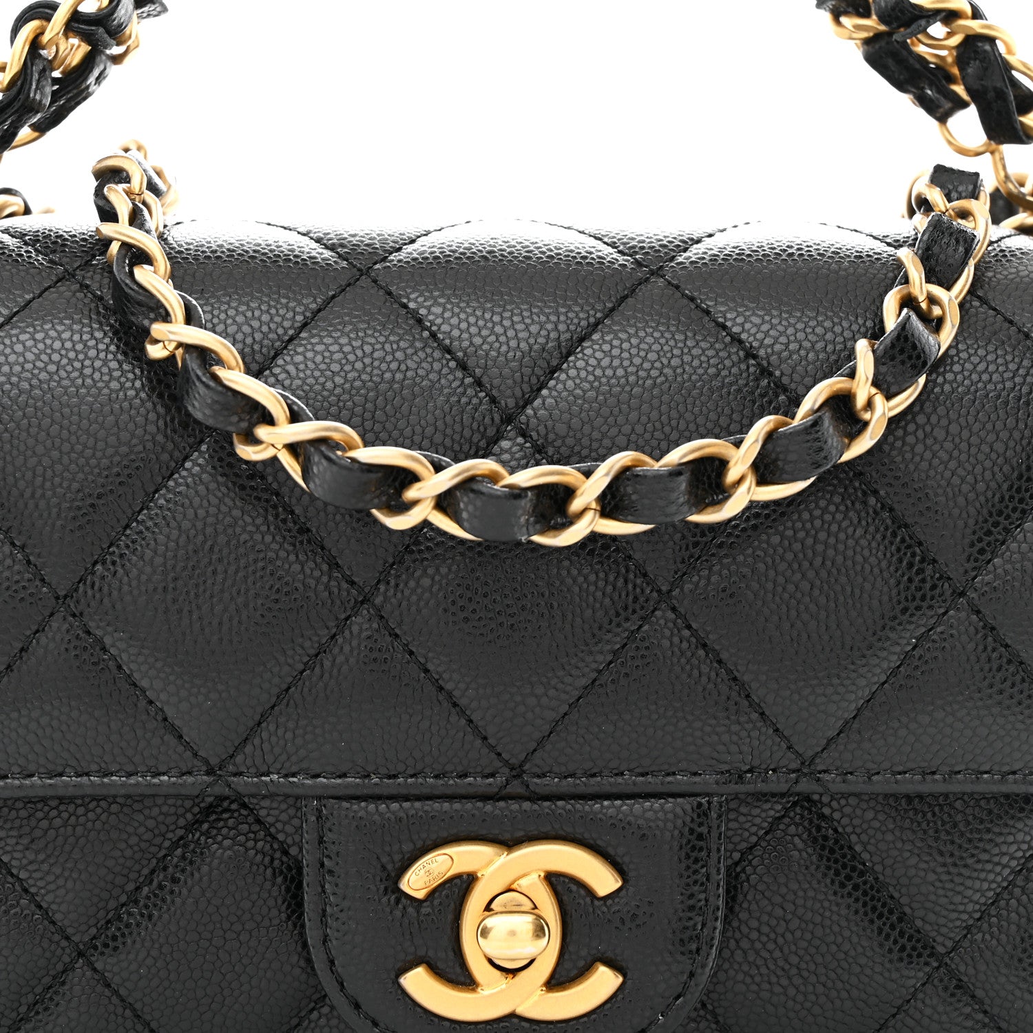 Chanel Caviar Quilted Mini Flap Black 8 of 11