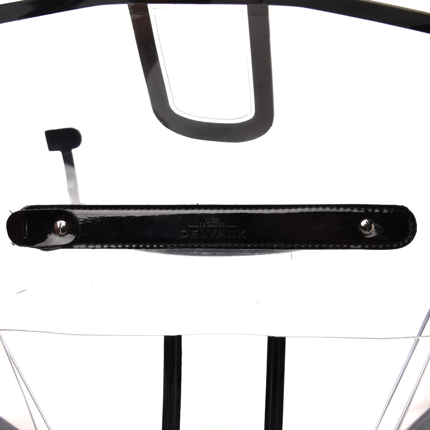 PVC X Ray Brillant Satchel Black