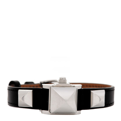 Hermes Stainless Steel Epsom 23mm Medor Quartz Watch Noir 3 of 6