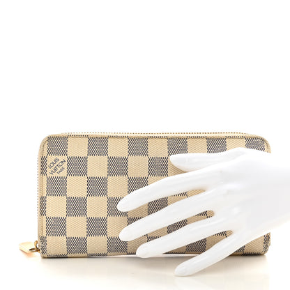 Louis Vuitton Damier Azur Zippy Wallet 2 of 9