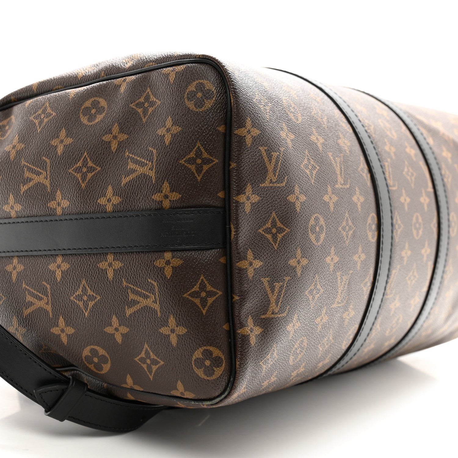 Louis Vuitton Monogram Macassar Keepall Bandouliere 45 9 of 12