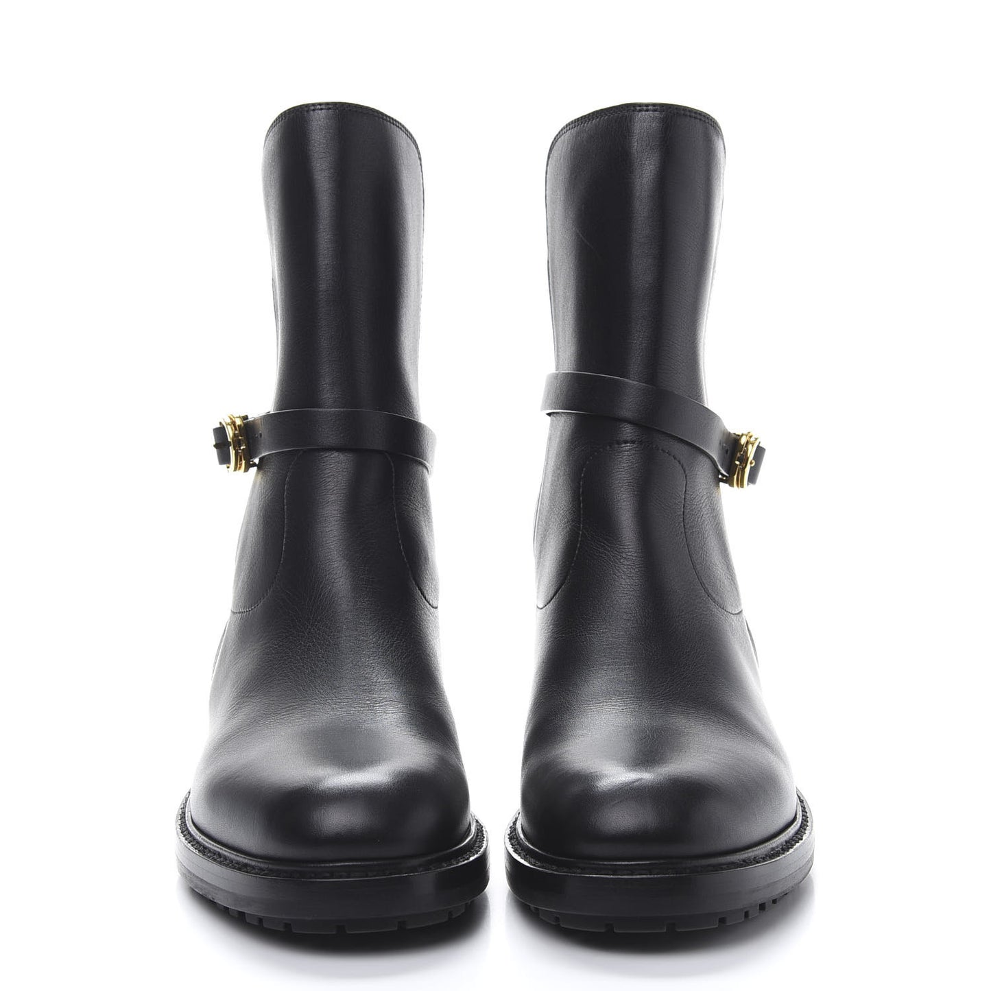 Calfskin Empreinte Ankle Boot 38 Black