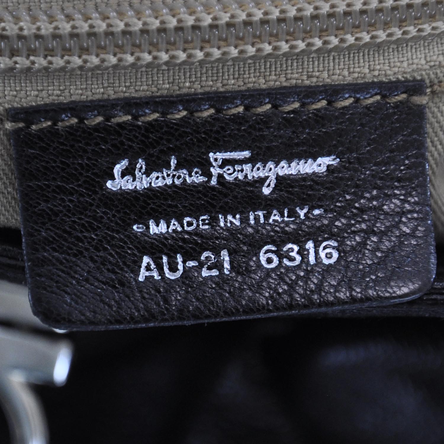 FASHIONPHILE SALVATOREFERRAGAMOLeatherMarisaBlack 7 of 10