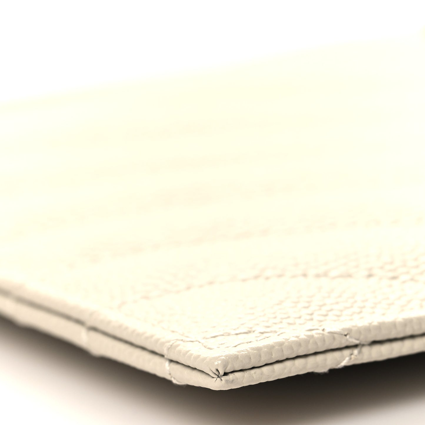 Grain De Poudre Chevron Monogram Bill Pouch Crema Soft