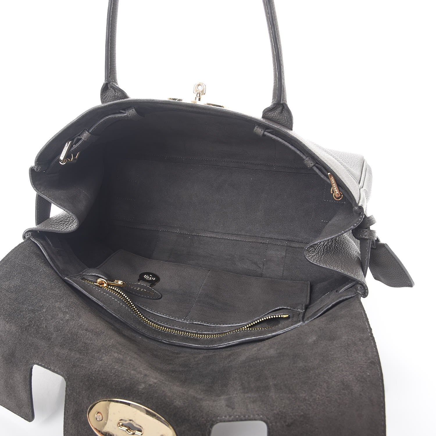 Mulberry Classic Grain Calfskin Bayswater Mole Grey 6 of 13