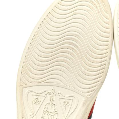Gucci Miro Soft Calfskin Ayers Web Mens Ace Sneakers 11.5 White Blue 7 of 15
