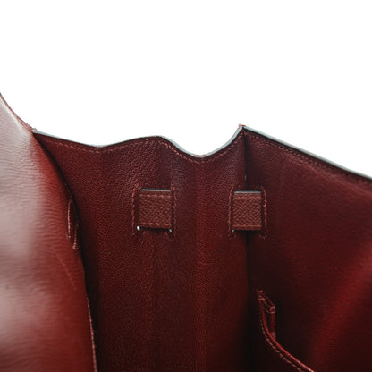 Hermes Courchevel Kelly Sellier 35 Rouge H 17 of 27