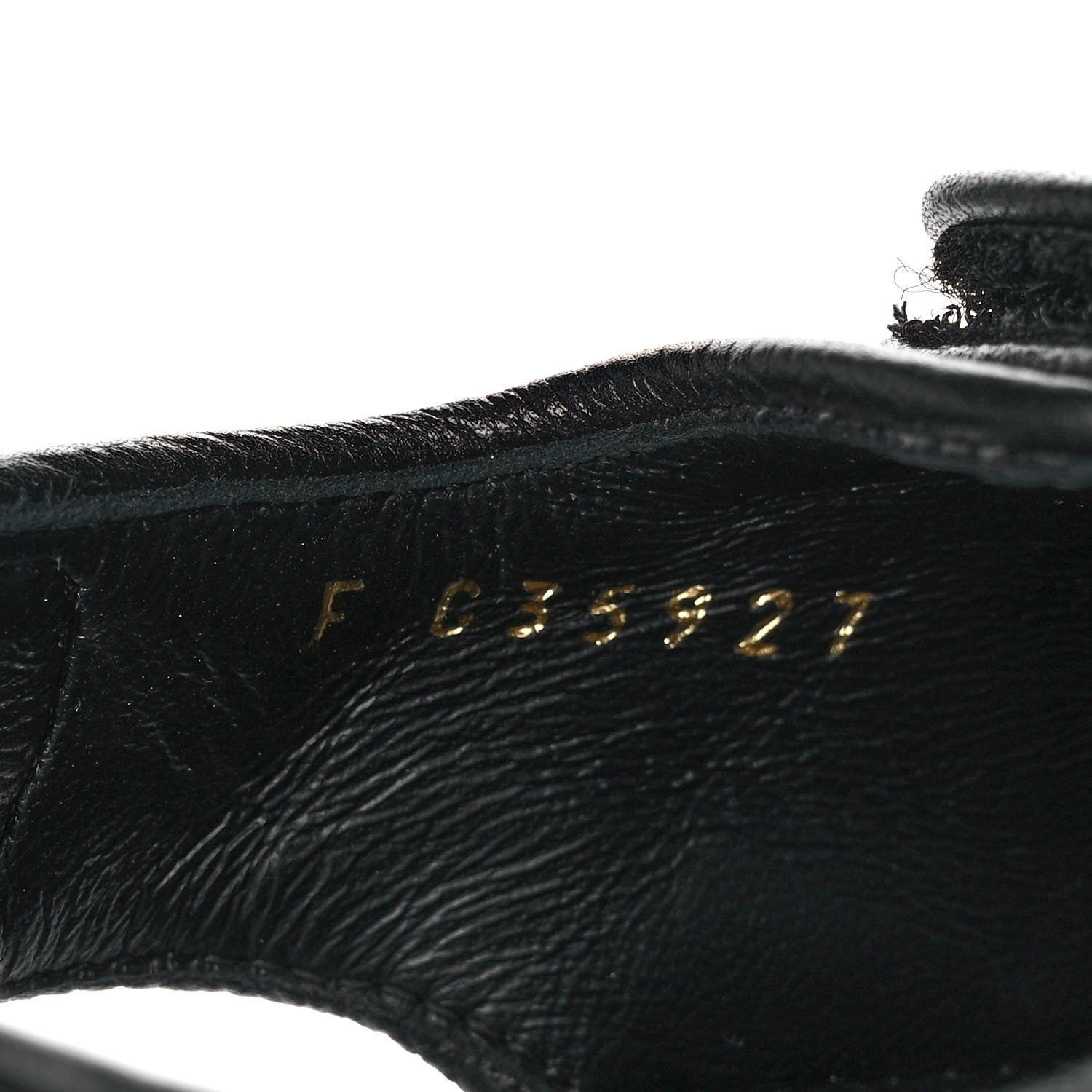 Chanel Grained Calfskin Velcro Dad Sandals 36 Black 8 of 9