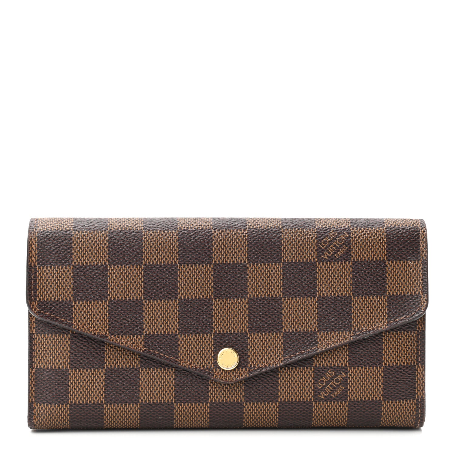 Louis Vuitton Damier Ebene Sarah Wallet NM 1 of 6
