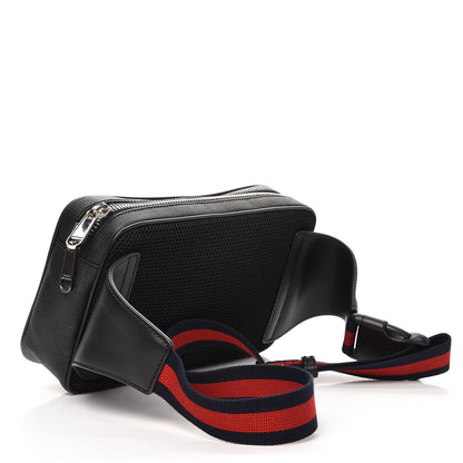 Gucci Soft GG Supreme Monogram Web Belt Bag Black Grey 4 of 9