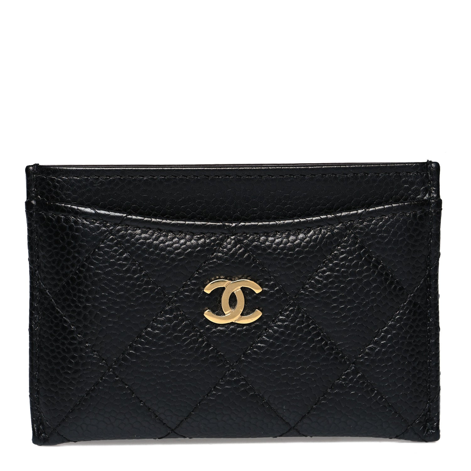 Chanel Caviar Quilted Card Holder Black 1 of 11