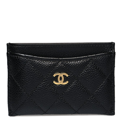 Chanel Caviar Quilted Card Holder Black 1 of 11