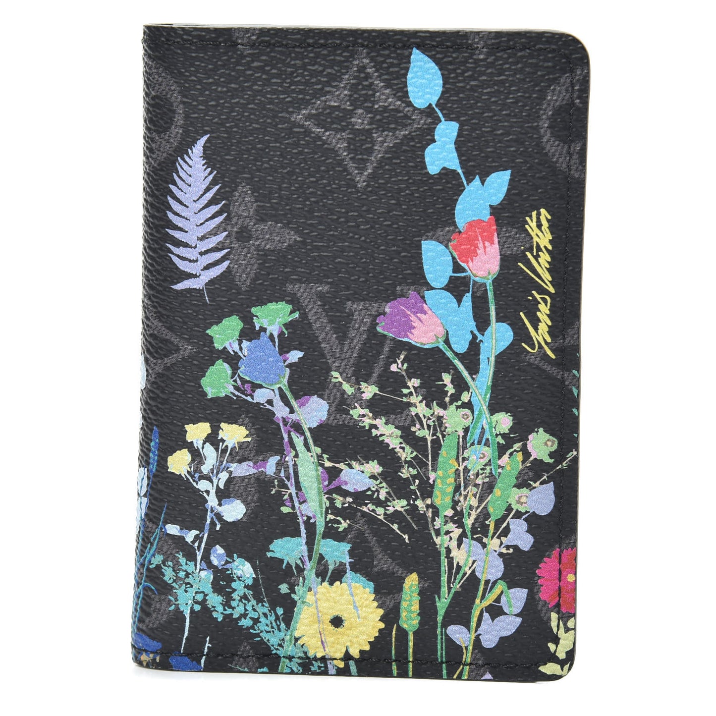Monogram Eclipse Flower Print Pocket Organizer NM