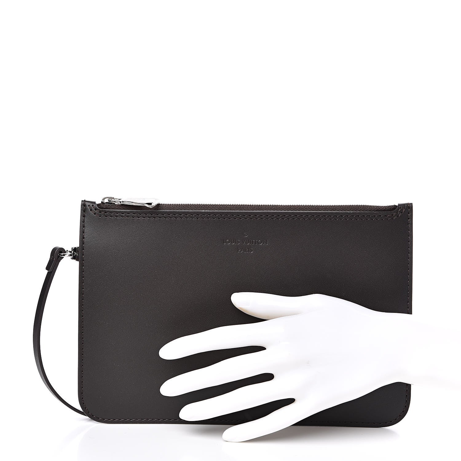 Louis Vuitton Calfskin Hina Pochette PM Black 2 of 6