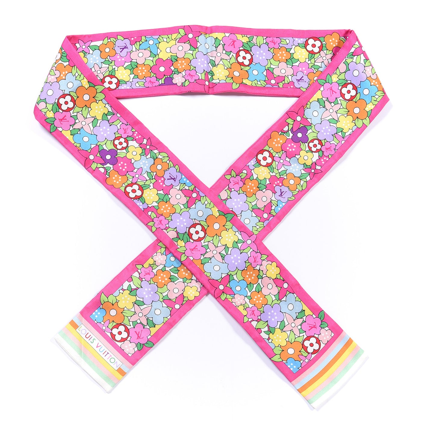 Silk Olivia Bandeau Multicolor Rosa