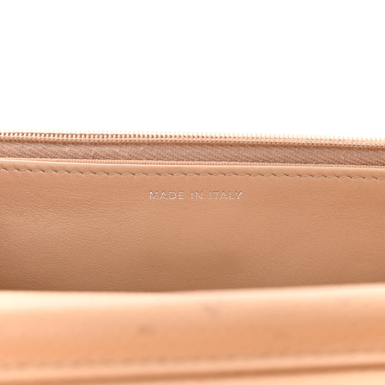 Chanel Caviar Quilted Wallet on Chain WOC Beige 7 of 18