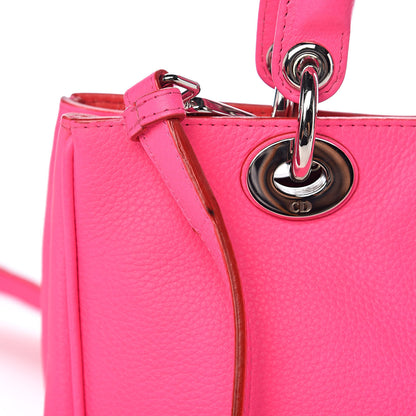 Christian Dior Bullcalf Small Diorissimo Tote Coquelicot 7 of 15