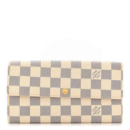 Louis Vuitton Damier Azur Sarah Wallet 1 of 9