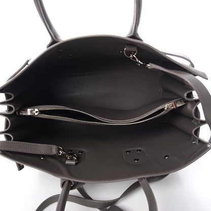 Saint Laurent Grained Calfskin Small Sac De Jour Fog 4 of 9