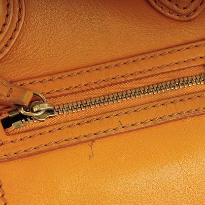 Celine Smooth Calfskin Nano Luggage Dark Yellow 13 of 15