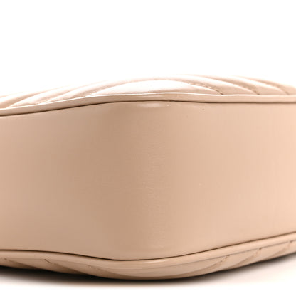 Saint Laurent Calfskin Matelasse Monogram Lou Camera Bag Dark Beige 9 of 14
