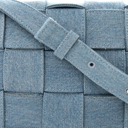Bottega Veneta Denim Maxi Intrecciato Cassette Crossbody Bag Washed Indigo 8 of 10