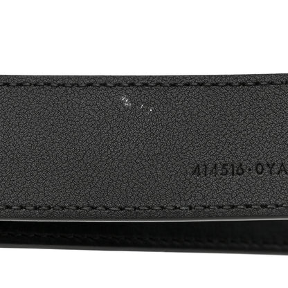 Gucci Plutone Calfskin Double G 30mm Belt 70 28 Black 6 of 7