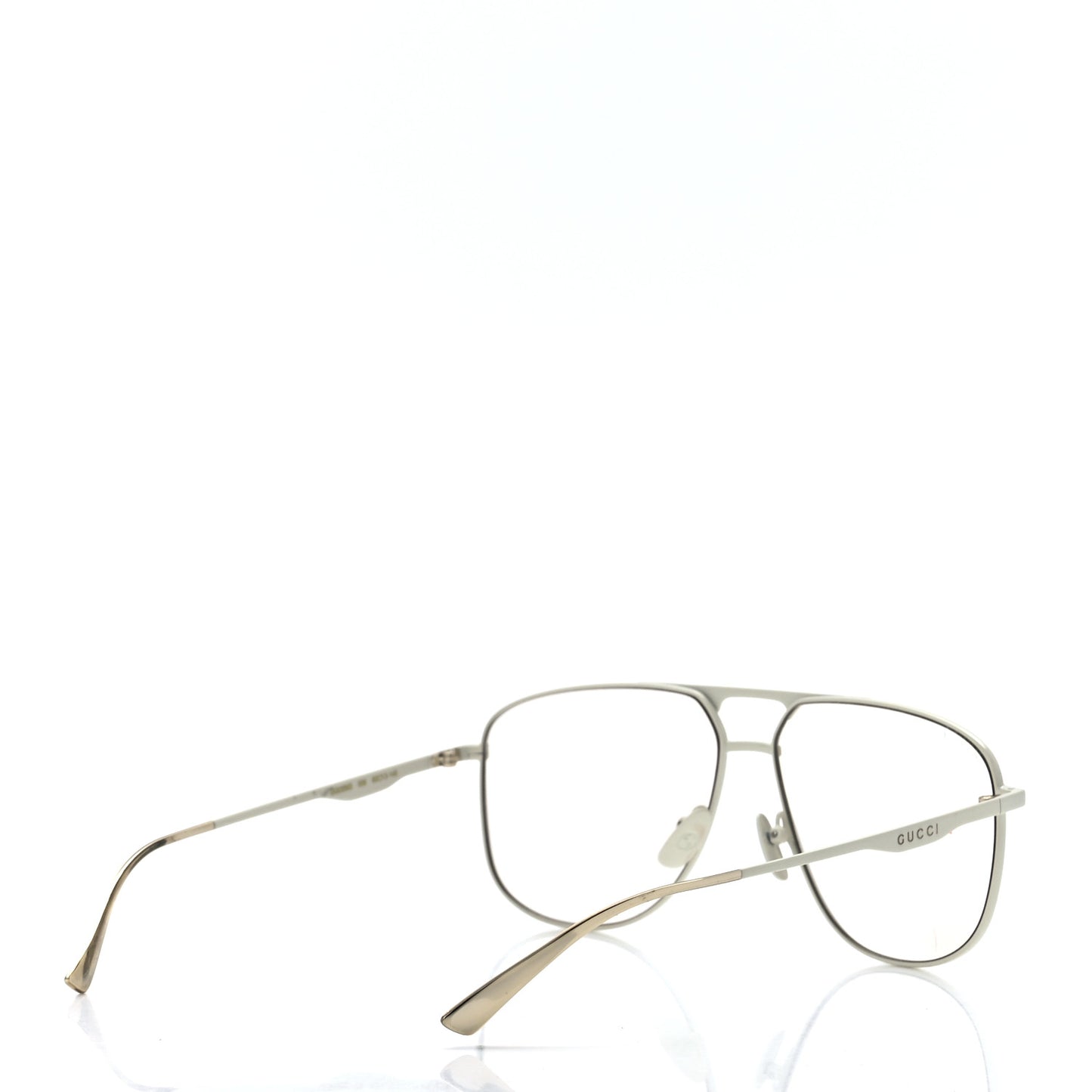 Aviator Sunglasses GG0336S Ivory Brown