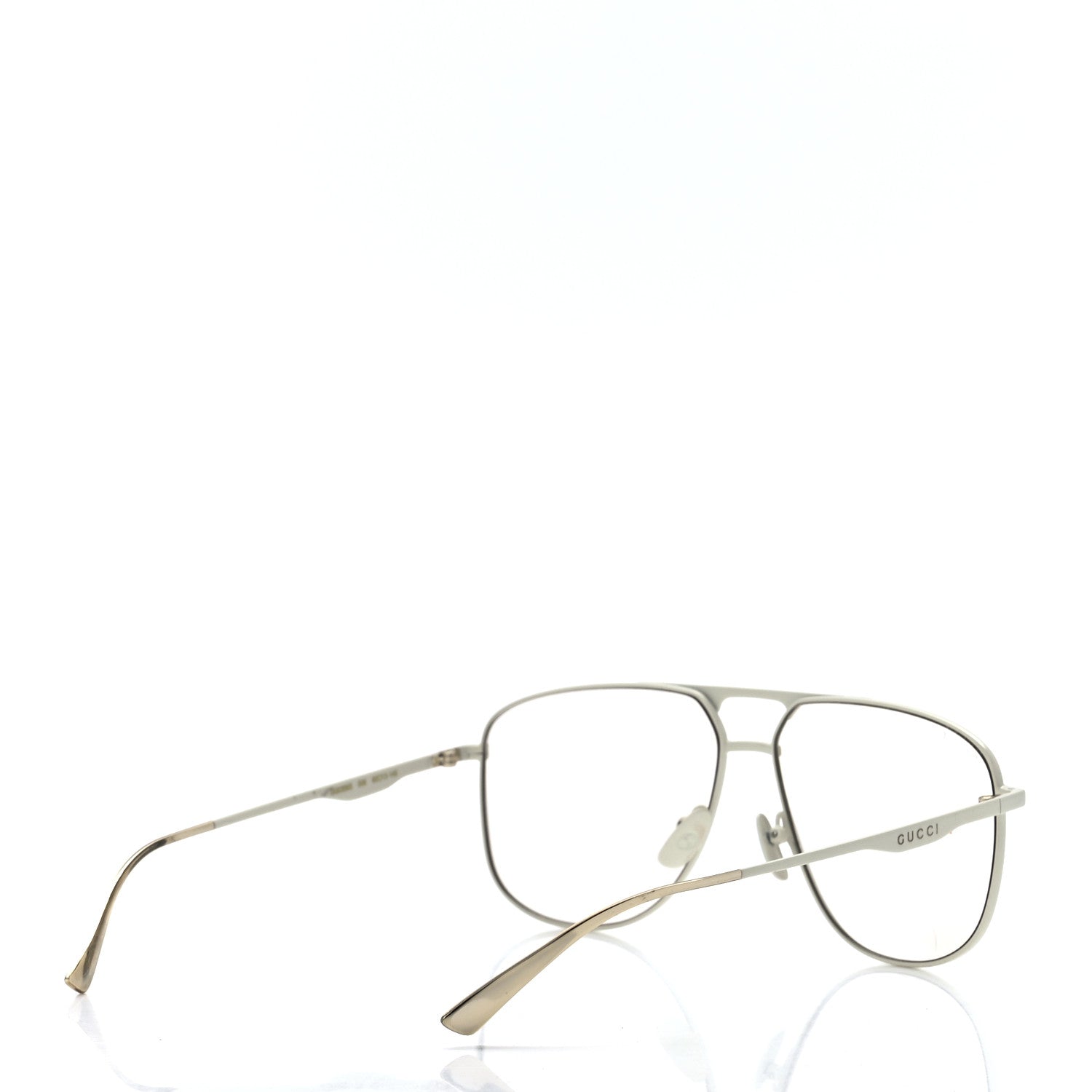 Gucci Aviator Sunglasses GG0336S Ivory Brown 4 of 9
