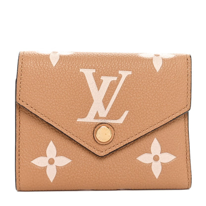 Louis Vuitton Empreinte Monogram Giant Victorine Wallet Arizona Creme 1 of 8