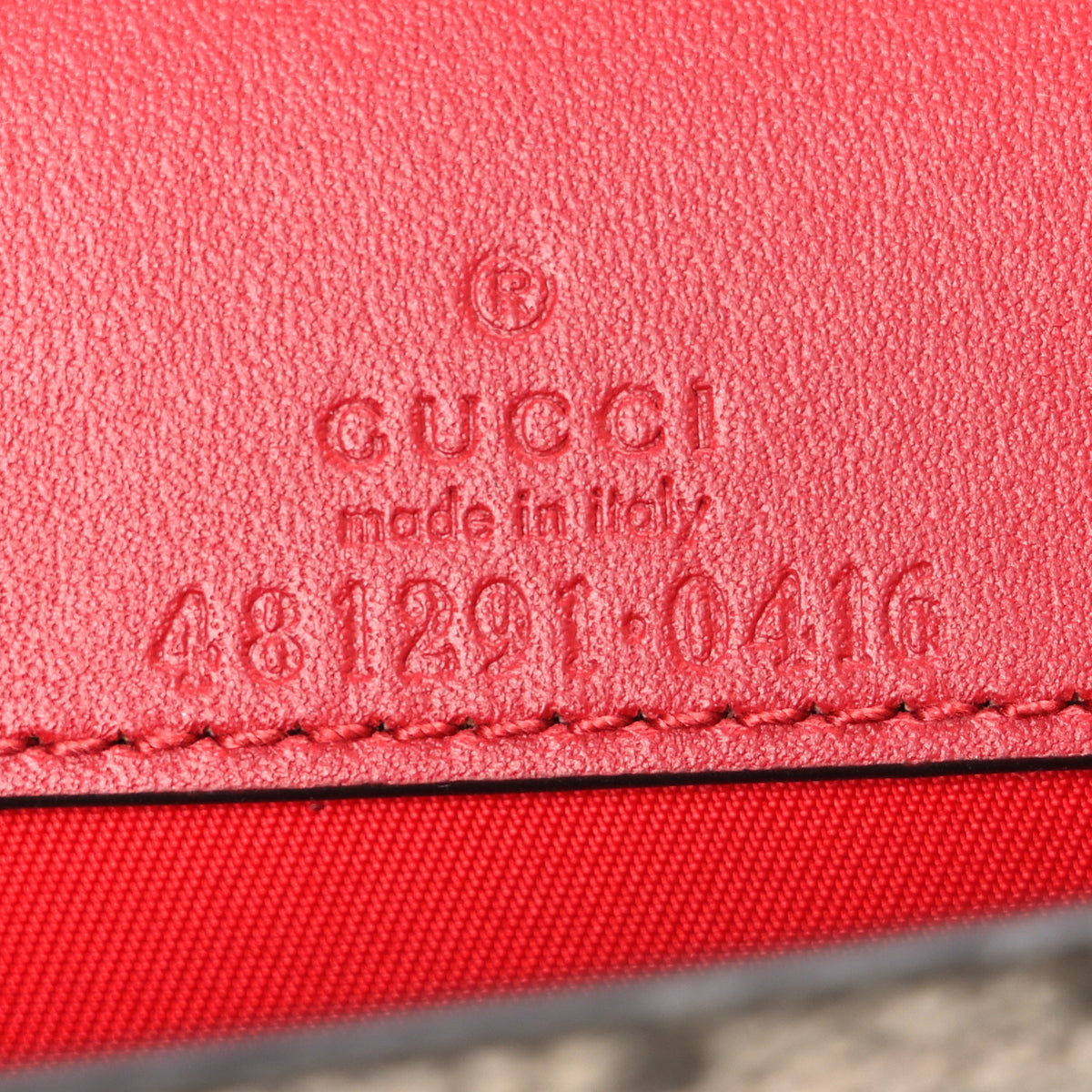 GG Supreme Monogram Mini Cherry Chain Bag