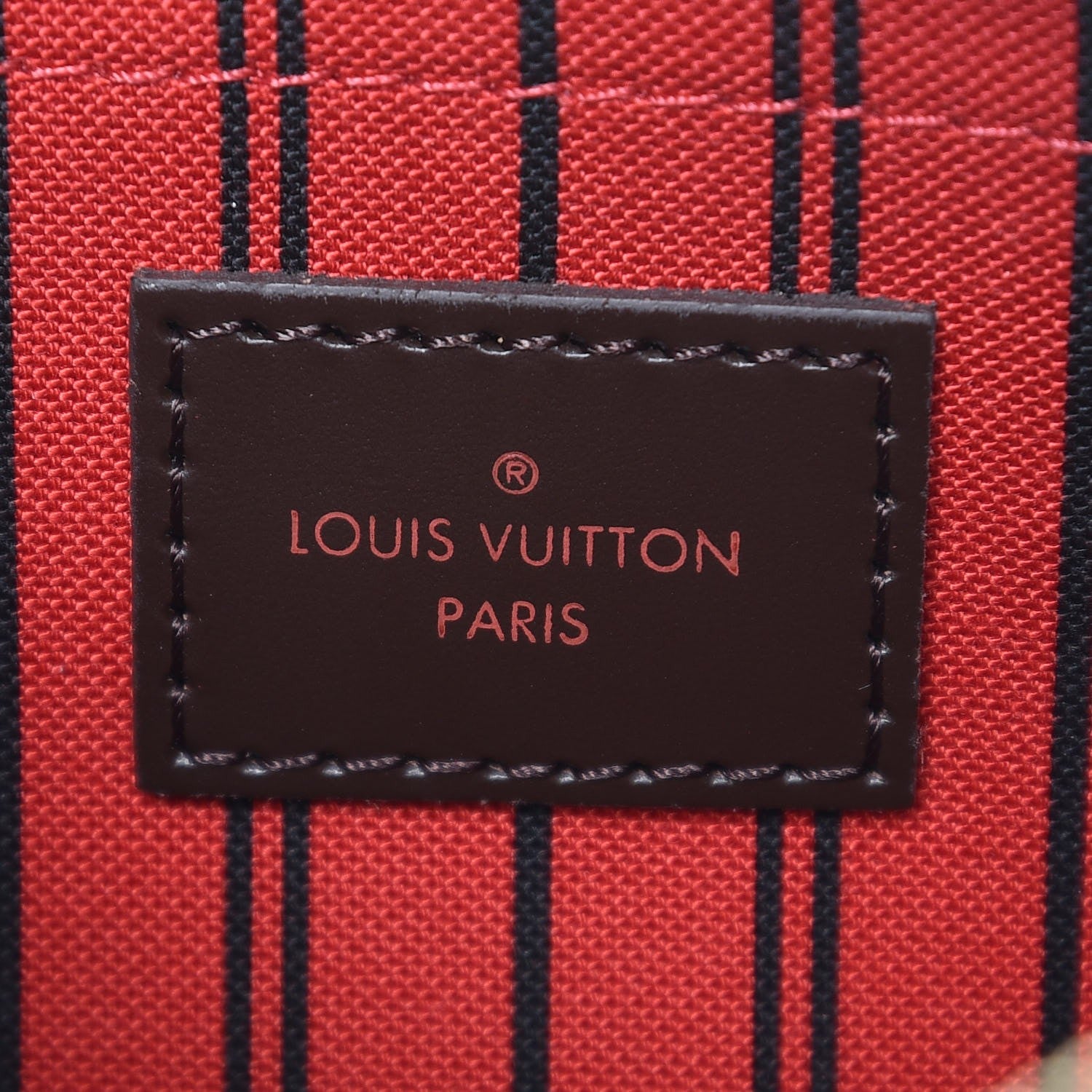 Louis Vuitton Damier Ebene Neverfull MM GM Pochette 6 of 7