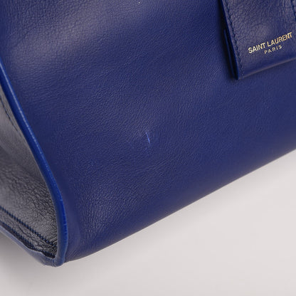 Saint Laurent Calfskin Medium Classic Y Cabas Navy 12 of 12