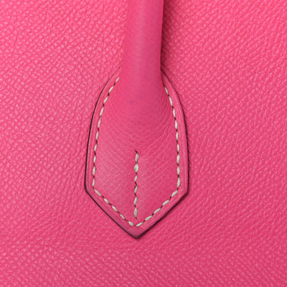 Hermes Epsom Candy Birkin 35 Rose Tyrien Rubis 9 of 32