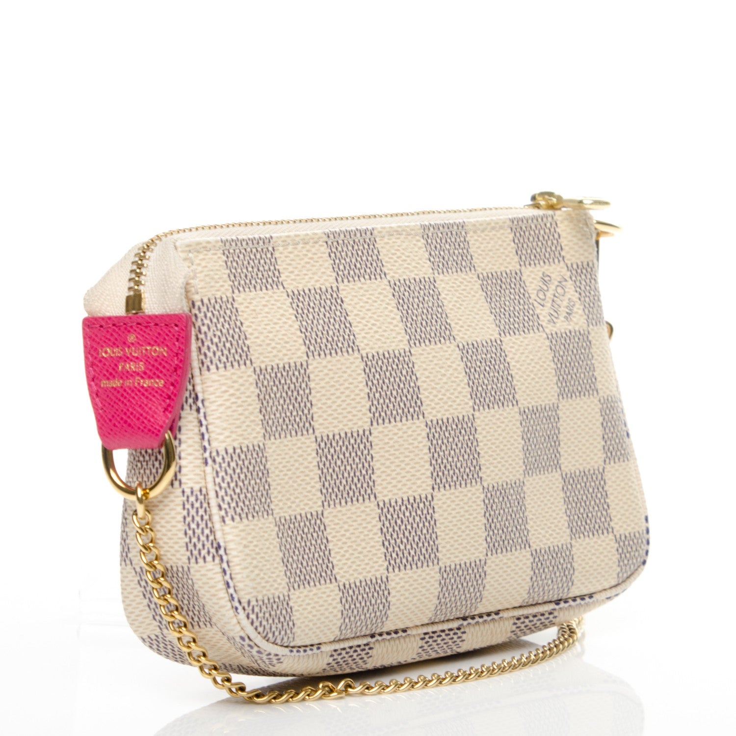 Louis Vuitton Damier Azur 2015 Christmas Animation Mini Pochette Accessories 3 of 7