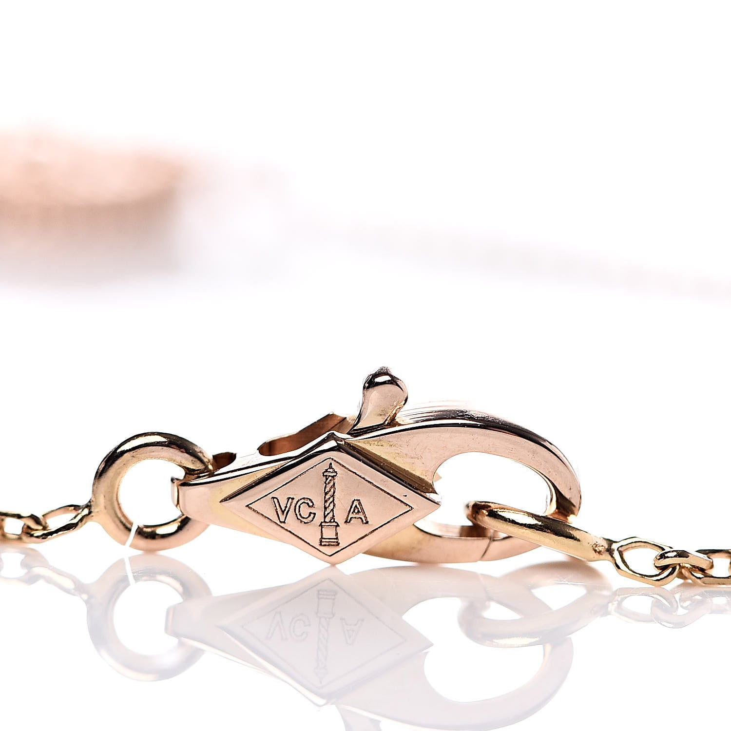 Van Cleef & Arpels 18K Rose Gold Sweet Alhambra Bracelet 4 of 7