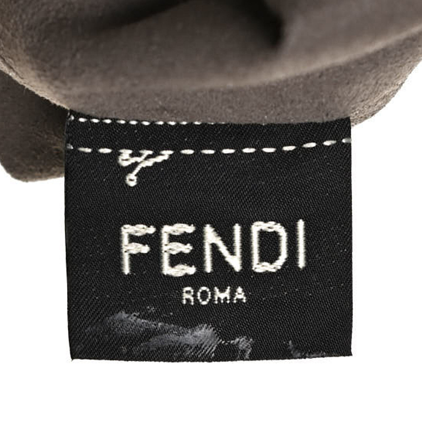 Vitello Grace F is Fendi Bi-Color FF 1974 Embossed Grande Mon Tresor Bucket Bag Maya Black Fragola