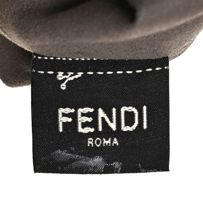Fendi Vitello Grace F is Fendi Bi-Color FF 1974 Embossed Grande Mon Tresor Bucket Bag Maya Black Fragola 14 of 14