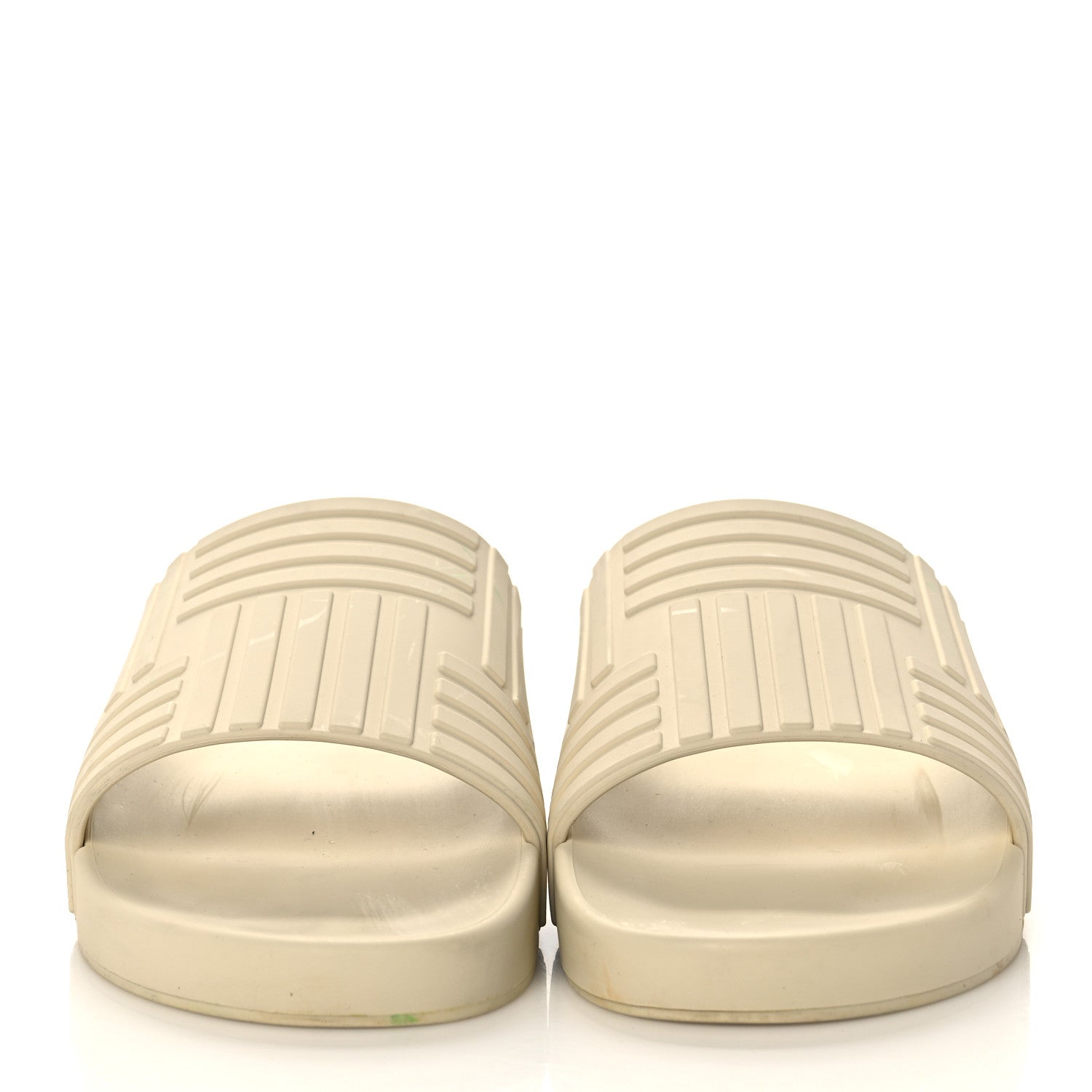 Bottega Veneta Rubber Carpet Slider Sandals 39 Sea Salt 2 of 15