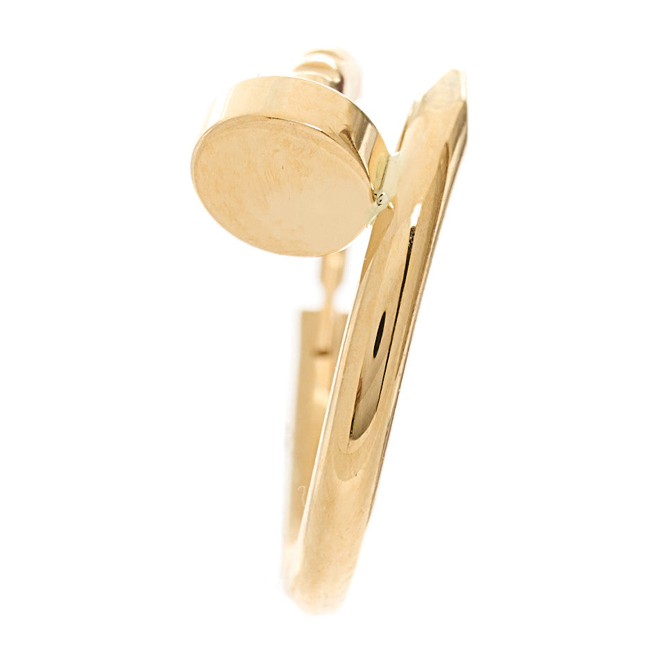 18K Yellow Gold Juste Un Clou Single Hoop Earring