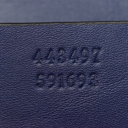 Gucci Velvet Matelasse Small GG Marmont Shoulder Bag Cobalt Blue 7 of 11