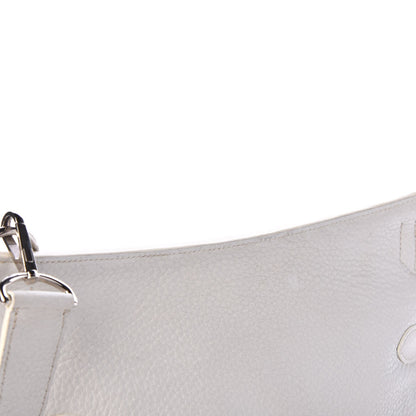 Hermes Taurillon Clemence Jypsiere 34 White 13 of 22